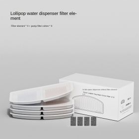 Pet water dispenser, intelligent pet water dispenser, automatic circulation filtration, cat live water machine, cross-border one piece shipping (Colour: Lollipop water dispenser filter element, Specifications: individual)